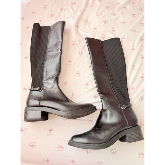 LifeStride Womens Bristol Black Knee-High Boots Shoes 9 Medium - Picture 3 of 5